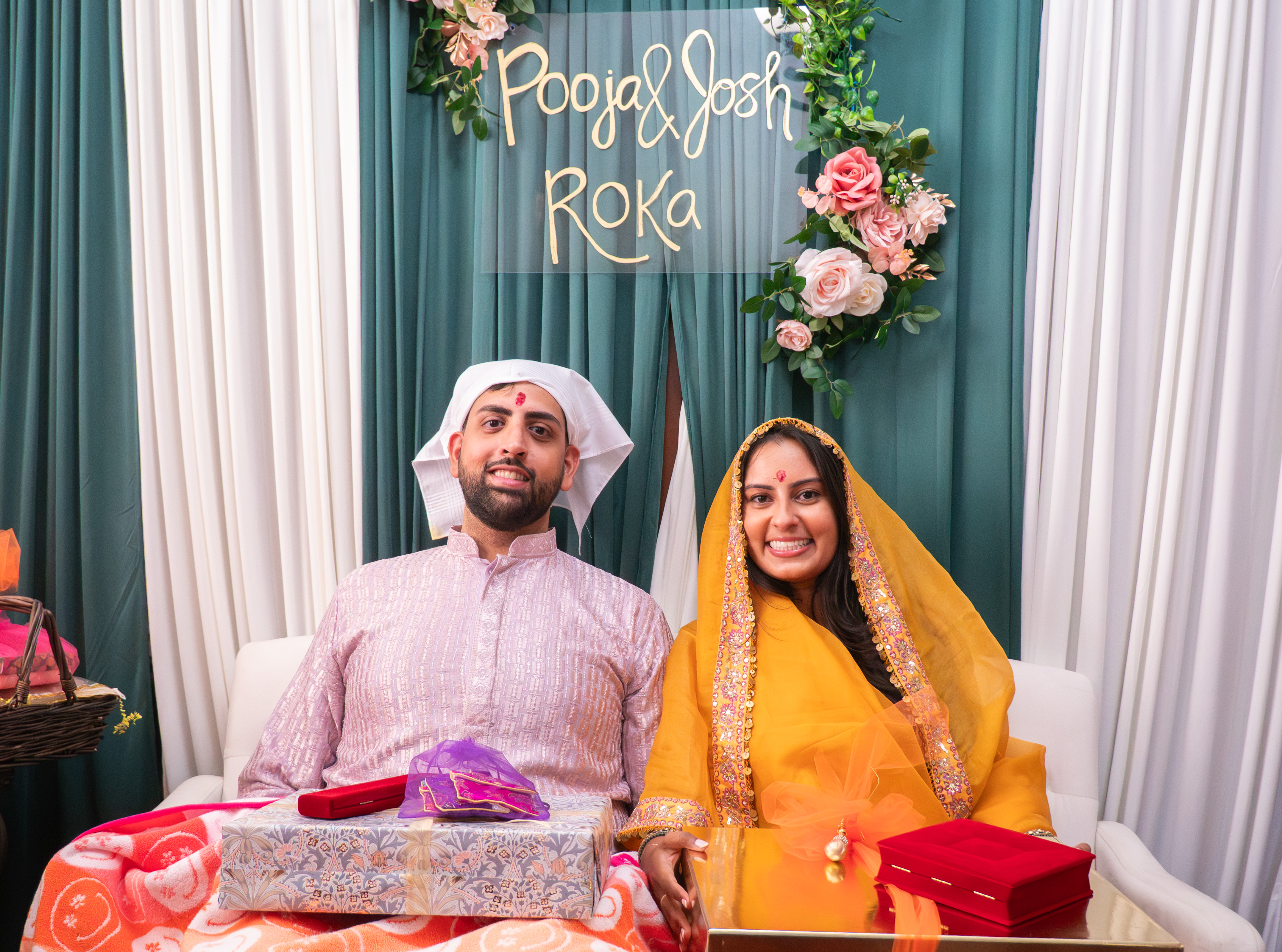 Josh and Pooja's Roka highlight