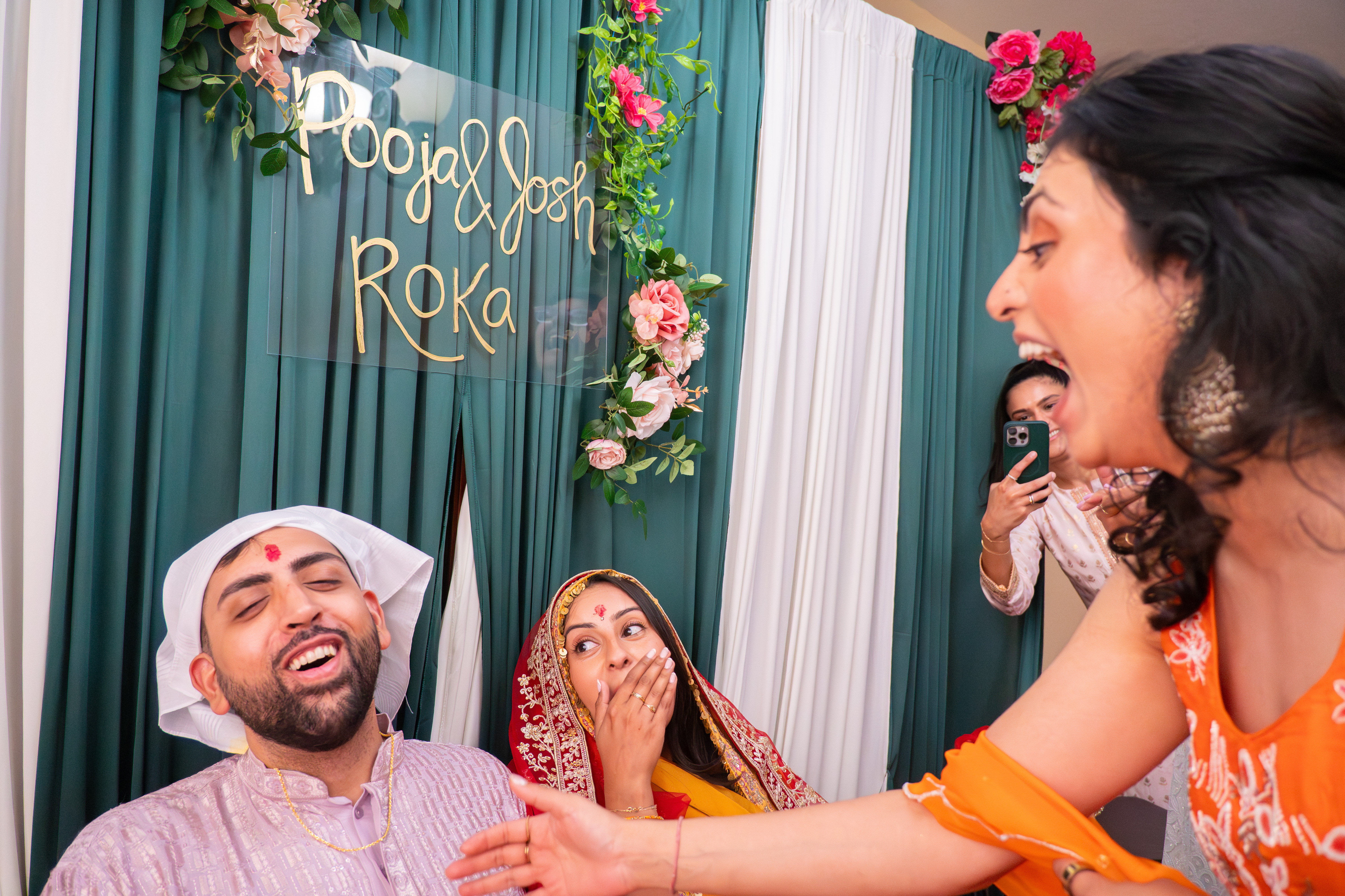 Josh and Pooja's Roka highlight