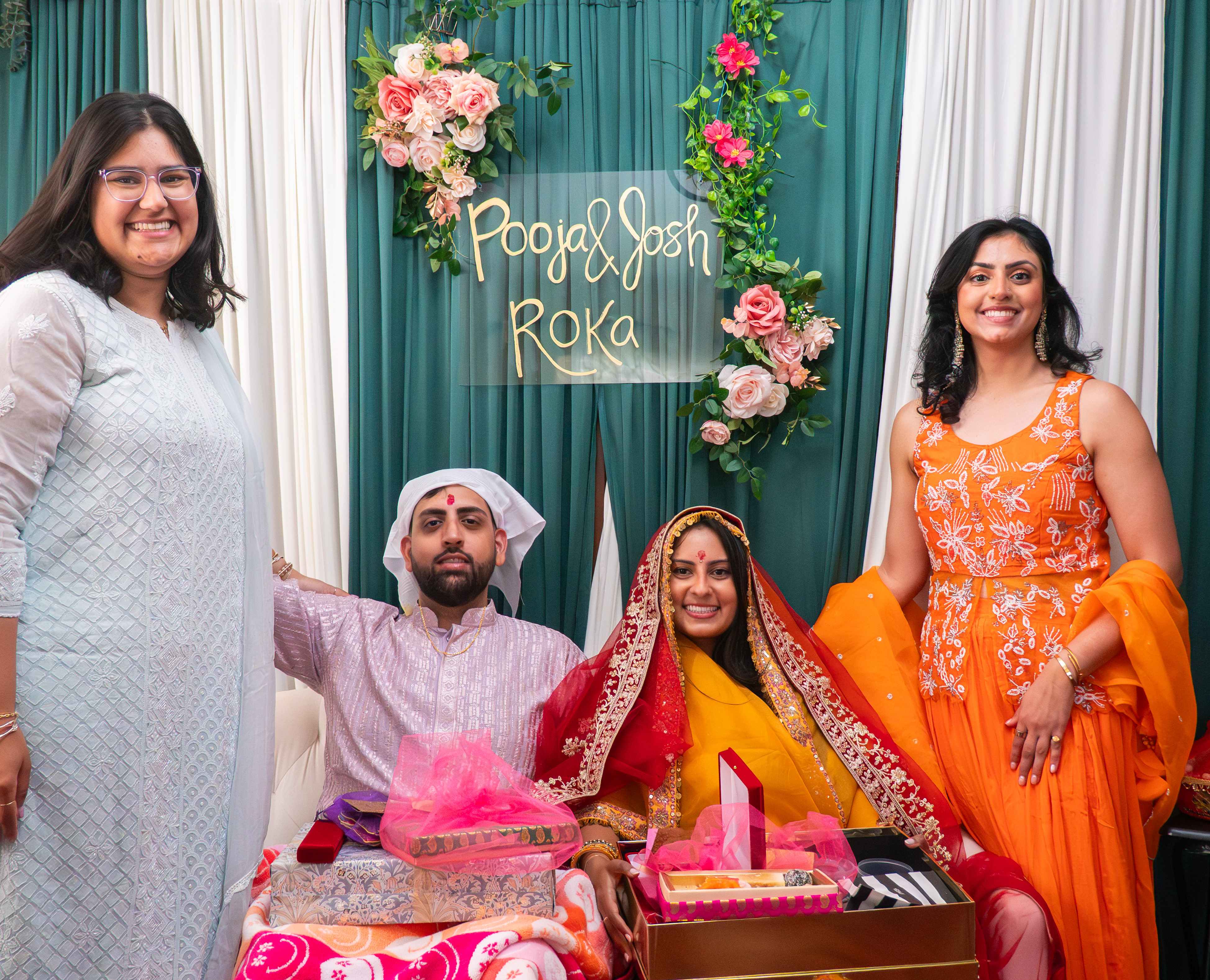Josh and Pooja's Roka highlight