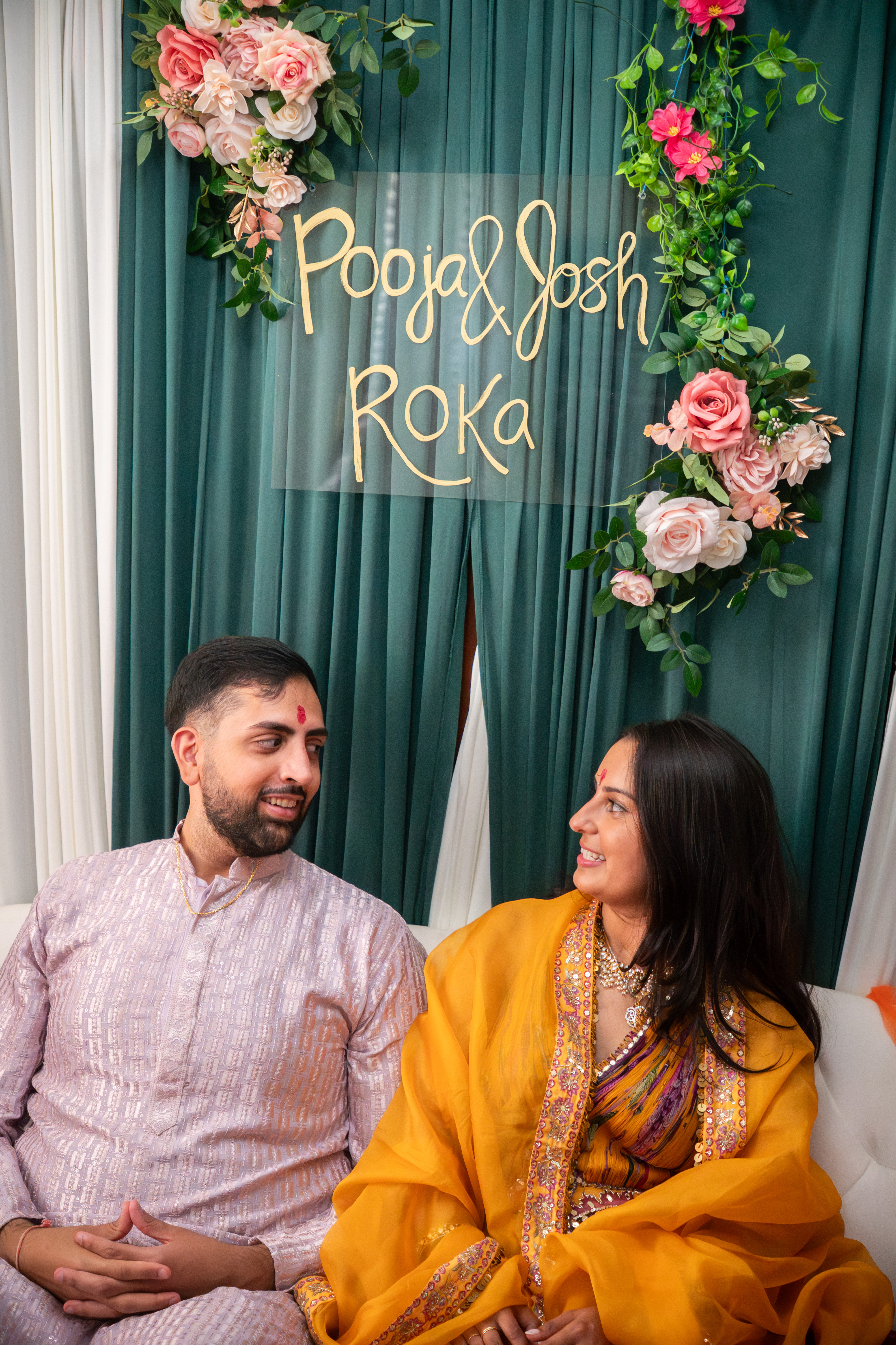 Josh and Pooja's Roka highlight
