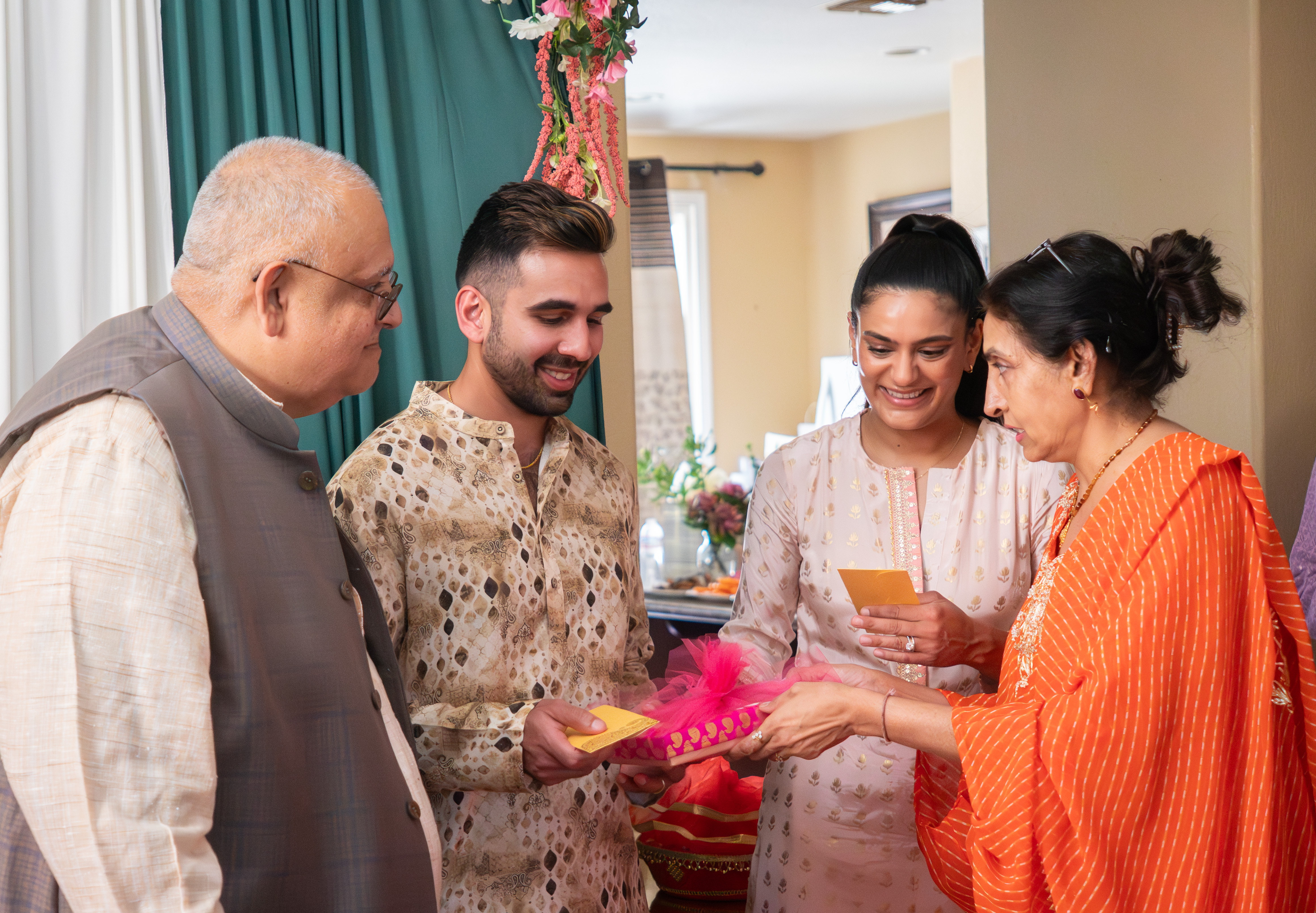 Josh and Pooja's Roka highlight